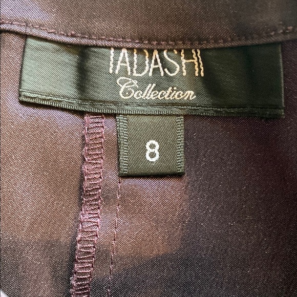 Tadashi Shoji cut #22182 style CY8777L iridescent purple skirt separate spandex - Picture 7 of 9